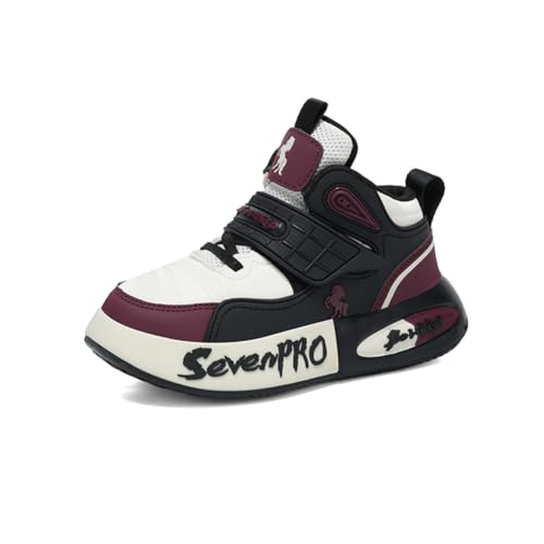Kinder JungenWasserdichtes Leder Walkingschuhe Turnschuhe Fitnessstudio Sportschuhe Sneaker Running Straßenlaufschuhe Fashion Leichtgewichts Weinrot EU 32 Kinder JungenWasserdichtes Leder Walkingschuhe Turnschuhe Fitnessstudio Sportschuhe Sneaker Running Straßenlaufschuhe Fashion Leichtgewichts Weinrot EU 32 von Twinice