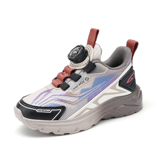 Kinder Sneaker Basketballschuhe Herren SneakerJungen Sportschuhe Turnschuhe Laufschuhe Khaki 31EU von Twinice