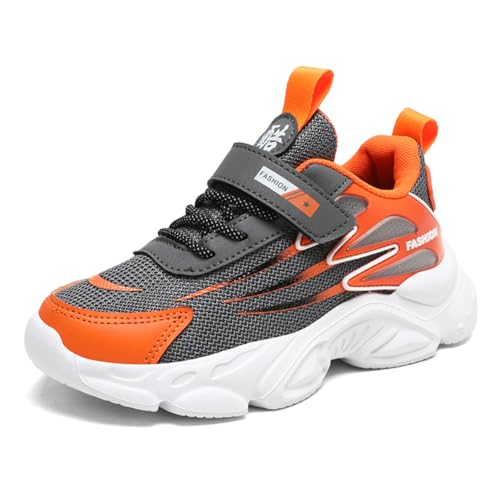 Kinder Turnschuhe Mädchen Jungen Sportschuhe Leicht Atmungsaktiv Laufschuhe Outdoor Fitnessschuhe Sneaker Schuhe Hallenschuhe Basketballschuhe Walkingschuhe Jungenschuhe Unisex Orange 38EU Kinder Turnschuhe Mädchen Jungen Sportschuhe Leicht Atmungsaktiv Laufschuhe Outdoor Fitnessschuhe Sneaker Schuhe Hallenschuhe Basketballschuhe Walkingschuhe Jungenschuhe Unisex Orange 38EU von Twinice