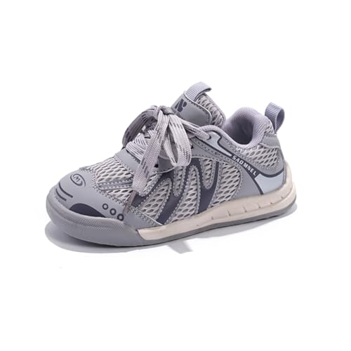 Kinder Turnschuhe Mädchen Jungen Sportschuhe Leicht Atmungsaktiv Laufschuhe Outdoor Fitnessschuhe Sneaker Schuhe Hallenschuhe Running Walking Shoes Unisex-Kinder Unisex-Kinder grau 37EU von Twinice