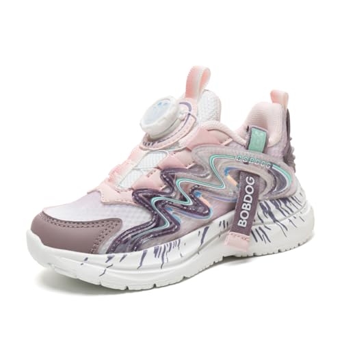 Kinder Turnschuhe Mädchen Jungen Sportschuhe Leicht Laufschuhe Atmungsaktiv Outdoor Basketballschuhe Walkingschuhe Fitnessschuhe Sneaker Schuhe Hallenschuhe Jungenschuhe Unisex Rosa 31EU von Twinice