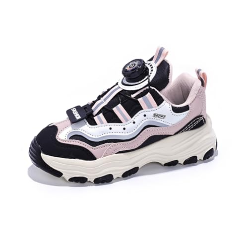 Kinder Turnschuhe Mädchen Jungen Sportschuhe Leicht Laufschuhe Atmungsaktiv Outdoor Fitnessschuhe Sneaker Schuhe Hallenschuhe Basketballschuhe Walkingschuhe Jungenschuhe Unisex Rosa EU 29 von Twinice
