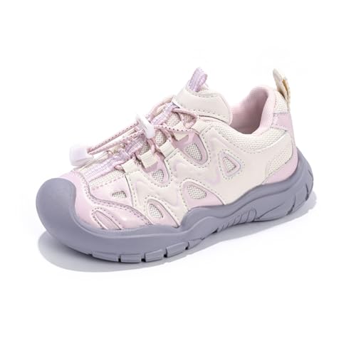 Kinder Turnschuhe Mädchen Jungen Sportschuhe Leicht Laufschuhe Atmungsaktiv Outdoor Fitnessschuhe Sneaker Schuhe Jungenschuhe Hallenschuhe Basketballschuhe Walkingschuhe Unisex Beige 29EU von Twinice