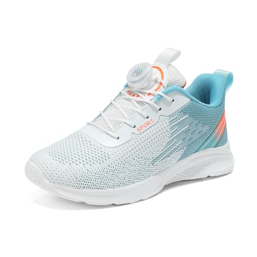 Kinder Walkingschuhe Turnschuhe Fitnessstudio Sportschuhe Sneaker Running Straßenlaufschuhe Fashion LeichtgewichtsAtmungsaktiv Schlüpfen Weiß 39EU von Twinice