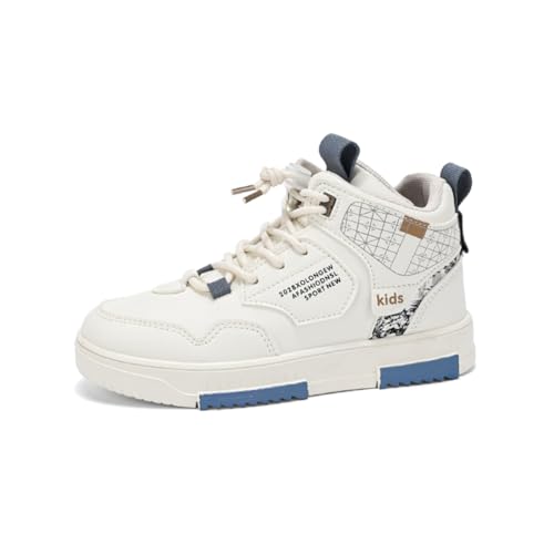 Kinder Winterstiefel Schneestiefel Warmfutter Wanderschuhe Jungen Stiefel Mädchen Baumwollschuhe Bequem Trekking Wanderstiefel Blau 33 EU von Twinice