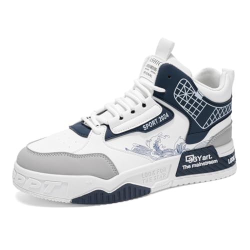 Kinder Winterstiefel Schneestiefel Warmfutter Wanderschuhe Jungen Stiefel Mädchen Baumwollschuhe Bequem Trekking Wanderstiefel Blau 38EU von Twinice