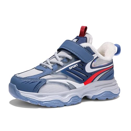 Kinder Winterstiefel Schneestiefel Warmfutter Wanderschuhe Jungen Stiefel Mädchen Baumwollschuhe Bequem Trekking Wanderstiefel Blau EU 39 Kinder Winterstiefel Schneestiefel Warmfutter Wanderschuhe Jungen Stiefel Mädchen Baumwollschuhe Bequem Trekking Wanderstiefel Blau EU 39 von Twinice