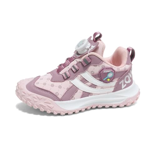 Kinder Winterstiefel Schneestiefel Warmfutter Wanderschuhe Jungen Stiefel Mädchen Baumwollschuhe Bequem Trekking Wanderstiefel Rosa 34 EU von Twinice