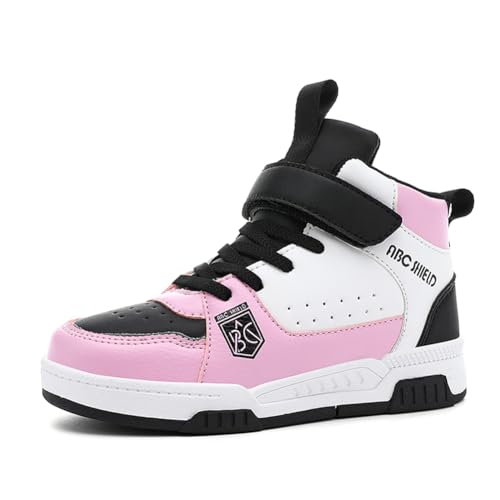 Kinder Winterstiefel Schneestiefel Warmfutter Wanderschuhe Jungen Stiefel Mädchen Baumwollschuhe Bequem Trekking Wanderstiefels Rosa EU 33 von Twinice