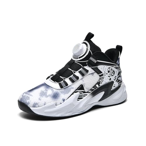 Kinderschuhe Jungen Sportschuhe Kinder Mädchen Atmungsaktiv Laufschuhe Outdoor Turnschuhe Sneaker Freizeit Leicht Hallenschuhe Schwarz 32EU von Twinice