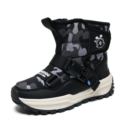 Kinderschuhe Jungen Sportschuhe Kinder Mädchen Laufschuhe Outdoor Atmungsaktiv Sneaker Freizeit Turnschuhe Leicht Hallenschuhe schwarz 32EU von Twinice