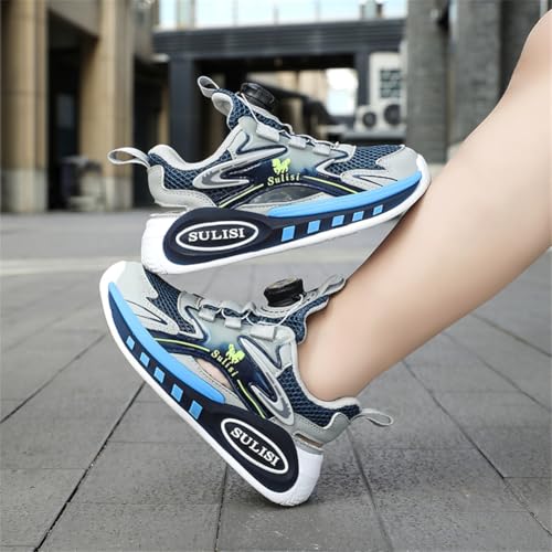 Kinderschuhe Jungen Sportschuhe Kinder Mädchen Laufschuhe Outdoor Atmungsaktiv Turnschuhe Sneaker Freizeit Leicht Hallenschuhe Rosa-Lila 30EU von Twinice