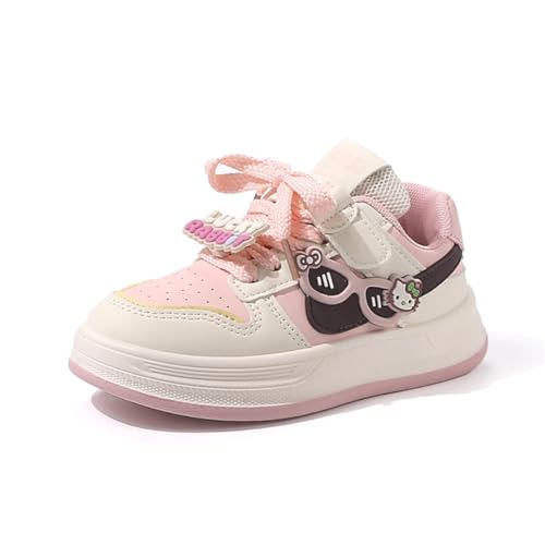 Kinderschuhe Wasserdichtes Leder Jungen Sportschuhe Mädchen Turnschuhe Laufschuhe Outdoor Walking Jogging Running Fitnesss Tennis rutschfest Hallenschuhe Rosa EU 33 von Twinice