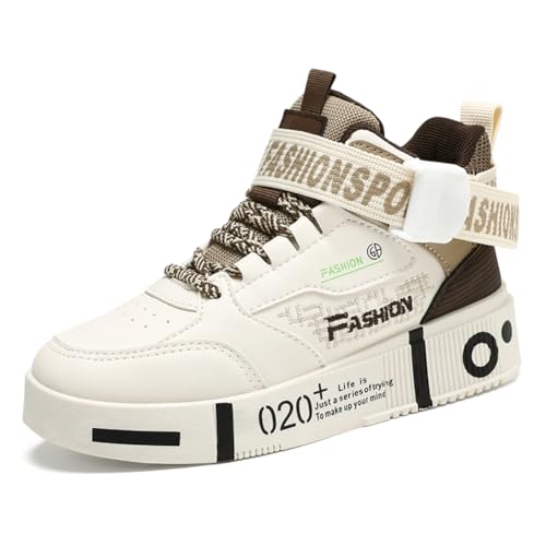 Men's Running Shoes, Fashionable High Top Trainers, Freestyle Hi-Top Casual Sports Shoes, Hiking Shoes, High Gym Shoes, Leisure Shoes, High Fitness Shoes braun 39EU Men's Running Shoes, Fashionable High Top Trainers, Freestyle Hi-Top Casual Sports Shoes, Hiking Shoes, High Gym Shoes, Leisure Shoes, High Fitness Shoes braun 39EU von Twinice