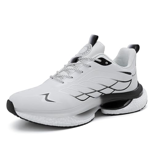 Sneaker Herren Damen Turnschuhe Laufschuhe Sportschuhe Joggingschuhe Running Schuhe Walkingschuhe Outdoor AtmungsaktivStraßenlaufschuhe Luftpolster Weiß 40EU Sneaker Herren Damen Turnschuhe Laufschuhe Sportschuhe Joggingschuhe Running Schuhe Walkingschuhe Outdoor AtmungsaktivStraßenlaufschuhe Luftpolster Weiß 40EU von Twinice