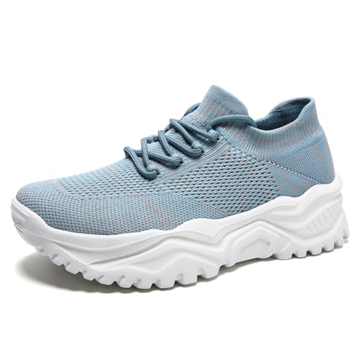 Sneaker Herren Damen Turnschuhe Laufschuhe Sportschuhe Joggingschuhe Running Schuhe Walkingschuhe Outdoor Straßenlaufschuhe Luftpolster Atmungsaktiv Blau EU 41 Sneaker Herren Damen Turnschuhe Laufschuhe Sportschuhe Joggingschuhe Running Schuhe Walkingschuhe Outdoor Straßenlaufschuhe Luftpolster Atmungsaktiv Blau EU 41 von Twinice
