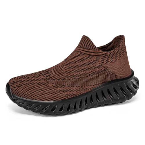 Sneaker Herren Damen Turnschuhe Laufschuhe Sportschuhe Joggingschuhe Running Schuhe Walkingschuhe Outdoor Straßenlaufschuhe Luftpolster Atmungsaktiv Braun EU 44 Sneaker Herren Damen Turnschuhe Laufschuhe Sportschuhe Joggingschuhe Running Schuhe Walkingschuhe Outdoor Straßenlaufschuhe Luftpolster Atmungsaktiv Braun EU 44 von Twinice