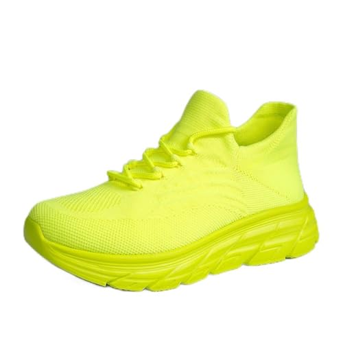 Sneaker Herren Damen Turnschuhe Laufschuhe Sportschuhe Joggingschuhe Running Schuhe Walkingschuhe Outdoor Straßenlaufschuhe Luftpolster Atmungsaktiv Grün EU 38 von Twinice