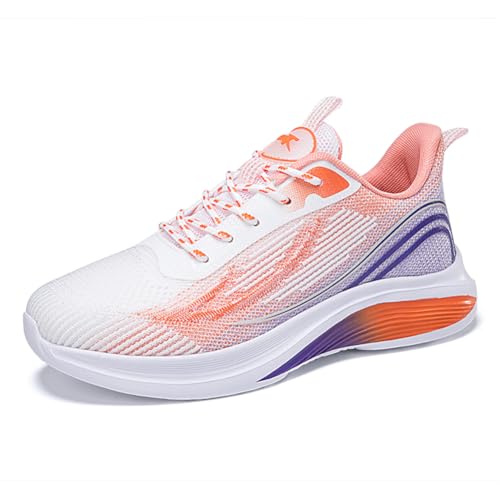 Sneaker Herren Damen Turnschuhe Laufschuhe Sportschuhe Joggingschuhe Running Schuhe Walkingschuhe Outdoor Straßenlaufschuhe Luftpolster Atmungsaktiv Orange EU 40 Sneaker Herren Damen Turnschuhe Laufschuhe Sportschuhe Joggingschuhe Running Schuhe Walkingschuhe Outdoor Straßenlaufschuhe Luftpolster Atmungsaktiv Orange EU 40 von Twinice
