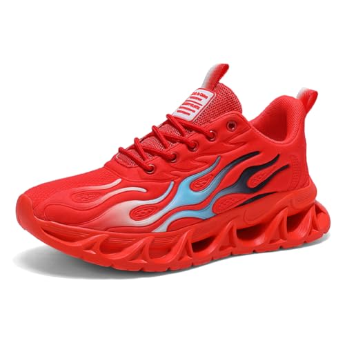 Sneaker Herren Damen Turnschuhe Laufschuhe Sportschuhe Joggingschuhe Running Schuhe Walkingschuhe Outdoor Straßenlaufschuhe Luftpolster Atmungsaktiv Rot EU 40 Sneaker Herren Damen Turnschuhe Laufschuhe Sportschuhe Joggingschuhe Running Schuhe Walkingschuhe Outdoor Straßenlaufschuhe Luftpolster Atmungsaktiv Rot EU 40 von Twinice