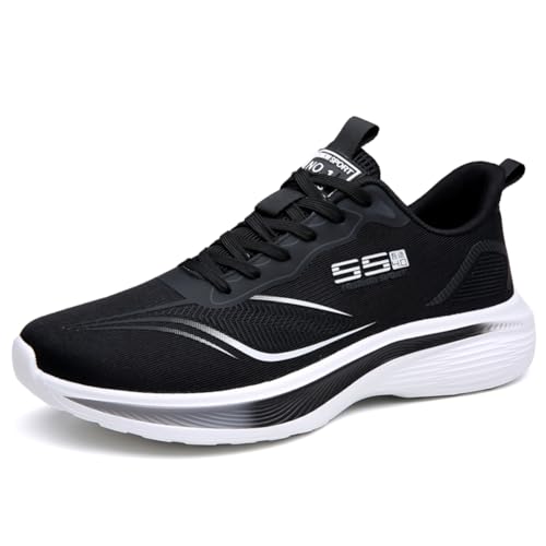 Sneaker Herren Damen Turnschuhe Laufschuhe Sportschuhe Joggingschuhe Running Schuhe Walkingschuhe Outdoor Straßenlaufschuhe Luftpolster Atmungsaktiv Schwarz EU 43 Sneaker Herren Damen Turnschuhe Laufschuhe Sportschuhe Joggingschuhe Running Schuhe Walkingschuhe Outdoor Straßenlaufschuhe Luftpolster Atmungsaktiv Schwarz EU 43 von Twinice