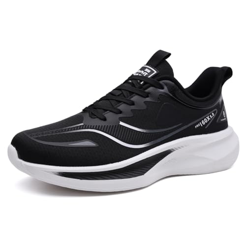 Sneaker Herren Damen Turnschuhe Laufschuhe Sportschuhe Joggingschuhe Running Schuhe Walkingschuhe Outdoor Straßenlaufschuhe Luftpolster Atmungsaktiv Schwarz EU 45 Sneaker Herren Damen Turnschuhe Laufschuhe Sportschuhe Joggingschuhe Running Schuhe Walkingschuhe Outdoor Straßenlaufschuhe Luftpolster Atmungsaktiv Schwarz EU 45 von Twinice