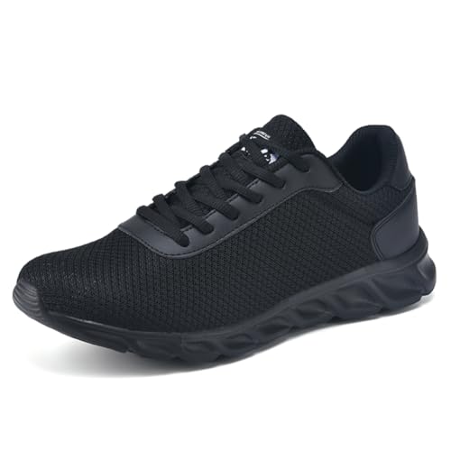 Sneaker Herren Damen Turnschuhe Laufschuhe Sportschuhe Joggingschuhe Running Schuhe Walkingschuhe Outdoor Straßenlaufschuhe Luftpolster Atmungsaktiv Schwarz EU 47 Sneaker Herren Damen Turnschuhe Laufschuhe Sportschuhe Joggingschuhe Running Schuhe Walkingschuhe Outdoor Straßenlaufschuhe Luftpolster Atmungsaktiv Schwarz EU 47 von Twinice