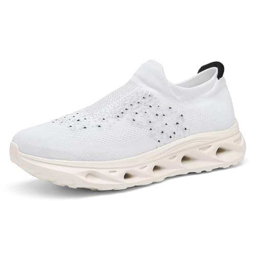 Sneaker Herren Damen Turnschuhe Laufschuhe Sportschuhe Joggingschuhe Running Schuhe Walkingschuhe Outdoor Straßenlaufschuhe Luftpolster Atmungsaktiv Weiß EU 40 Sneaker Herren Damen Turnschuhe Laufschuhe Sportschuhe Joggingschuhe Running Schuhe Walkingschuhe Outdoor Straßenlaufschuhe Luftpolster Atmungsaktiv Weiß EU 40 von Twinice