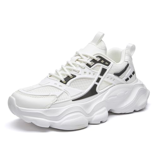 Sneaker Herren Damen Turnschuhe Laufschuhe Sportschuhe Joggingschuhe Running Schuhe Walkingschuhe Outdoor Straßenlaufschuhe Luftpolster Atmungsaktiv Weiß EU 45 Sneaker Herren Damen Turnschuhe Laufschuhe Sportschuhe Joggingschuhe Running Schuhe Walkingschuhe Outdoor Straßenlaufschuhe Luftpolster Atmungsaktiv Weiß EU 45 von Twinice
