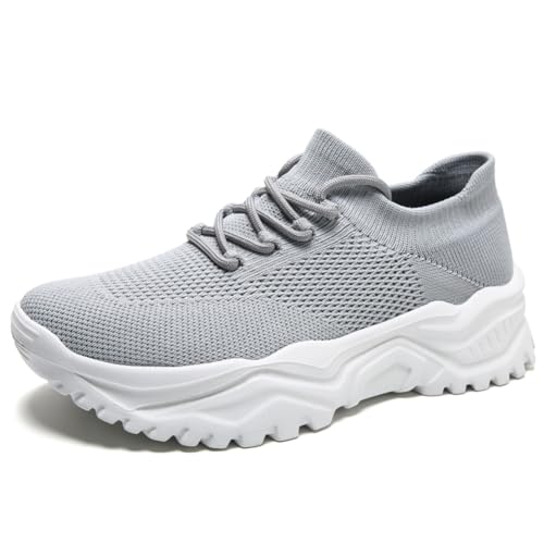 Sneaker Herren Damen Turnschuhe Laufschuhe Sportschuhe Joggingschuhe Running Schuhe Walkingschuhe Outdoor Straßenlaufschuhe Luftpolster Atmungsaktiv grau EU 38 Sneaker Herren Damen Turnschuhe Laufschuhe Sportschuhe Joggingschuhe Running Schuhe Walkingschuhe Outdoor Straßenlaufschuhe Luftpolster Atmungsaktiv grau EU 38 von Twinice
