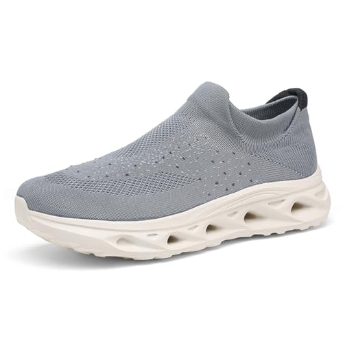 Sneaker Herren Damen Turnschuhe Laufschuhe Sportschuhe Joggingschuhe Running Schuhe Walkingschuhe Outdoor Straßenlaufschuhe Luftpolster Atmungsaktiv grau EU 40 Sneaker Herren Damen Turnschuhe Laufschuhe Sportschuhe Joggingschuhe Running Schuhe Walkingschuhe Outdoor Straßenlaufschuhe Luftpolster Atmungsaktiv grau EU 40 von Twinice