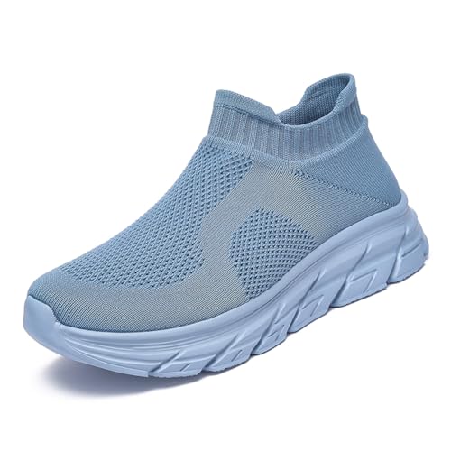 Sneaker Herren Damen Turnschuhe Laufschuhe Sportschuhe JoggingschuheWalkingschuhe Running Schuhe Outdoor Straßenlaufschuhe Luftpolster Atmungsaktiv Schiefergrau 39EU von Twinice