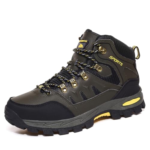 Trekking Wanderstiefel Damen Herren Outdoor Sportlich Gleitsicher Bequem Leicht Bergstiefel Wanderhalbschuhe 36-48 EU Grün 42EU Trekking Wanderstiefel Damen Herren Outdoor Sportlich Gleitsicher Bequem Leicht Bergstiefel Wanderhalbschuhe 36-48 EU Grün 42EU von Twinice