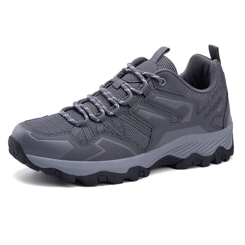 Trekking Wanderstiefel Damen Herren Outdoor Sportlich Gleitsicher Bequem Leicht Bergstiefel Wanderhalbschuhe Dunkelgrau EU 45 Trekking Wanderstiefel Damen Herren Outdoor Sportlich Gleitsicher Bequem Leicht Bergstiefel Wanderhalbschuhe Dunkelgrau EU 45 von Twinice