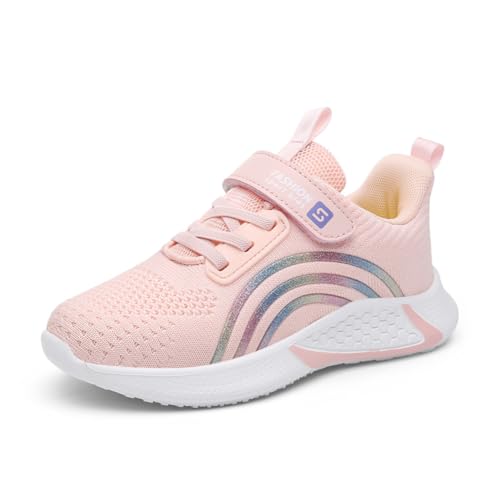 Turnschuhe Kinderschuhe Mädchen warme Sportschuhe Jungen Wanderschuhe Sneakers Kinder Trekking Schuhe Outdoor Sportschuhe Laufschuhe Rosa 32 EU von Twinice