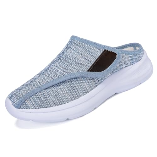 Twinice Damen Hausschuhe Herren Pantoffeln Winter Warme Weiche Slippers Plüsch Flauschige Flache Schuhe Blau 37EU Twinice Damen Hausschuhe Herren Pantoffeln Winter Warme Weiche Slippers Plüsch Flauschige Flache Schuhe Blau 37EU von Twinice
