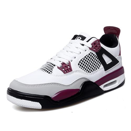 Twinice Herren Damen Basketballschuhe Mode Sportschuhe Walkingschuhe Retrorutschfest und Verschleißfest Schuhe Sneaker grau EU 45 Twinice Herren Damen Basketballschuhe Mode Sportschuhe Walkingschuhe Retrorutschfest und Verschleißfest Schuhe Sneaker grau EU 45 von Twinice