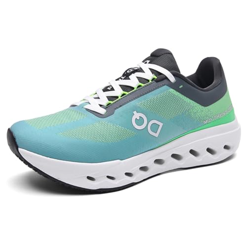 Twinice Herren Damen Sportschuhe Laufschuhe Profilsohle Sneakers mit Luftpolster TurnschuheLeichte Schuhe Blau EU 36 von Twinice