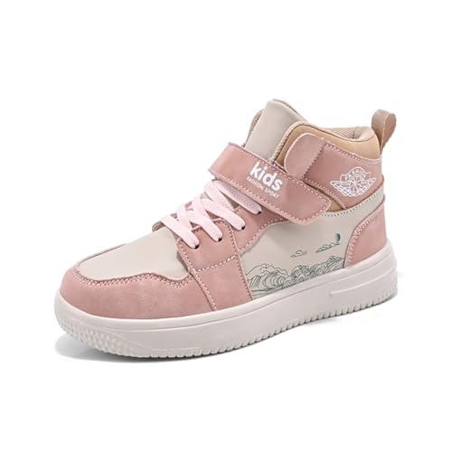 Twinice Kinder-High-Top-Schuhe, Wanderschuhe für Jungen und Mädchen, breite Barfuß-Hausschuhe, Barfußschuhe, High-Top Rosa 39EU Twinice Kinder-High-Top-Schuhe, Wanderschuhe für Jungen und Mädchen, breite Barfuß-Hausschuhe, Barfußschuhe, High-Top Rosa 39EU von Twinice