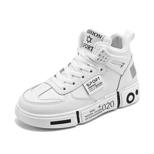 Twinice Kinder-High-Top-Schuhe, Wanderschuhe für Jungen und Mädchen, breite Barfuß-Hausschuhe, Barfußschuhe, High-Top Weiß 36EU Twinice Kinder-High-Top-Schuhe, Wanderschuhe für Jungen und Mädchen, breite Barfuß-Hausschuhe, Barfußschuhe, High-Top Weiß 36EU von Twinice