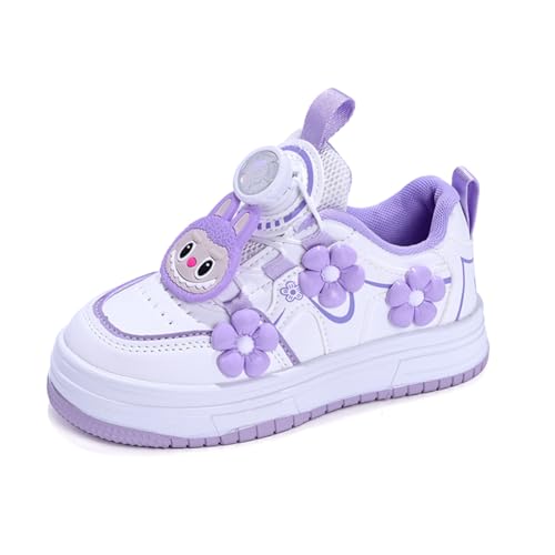 Twinice Kinder Jungen und Mädchen wasserdichte Leder Walkingschuhe Fitness Sportschuhe Laufschuhe Straßenlaufschuhe Modisch und leicht Lila EU 37 von Twinice