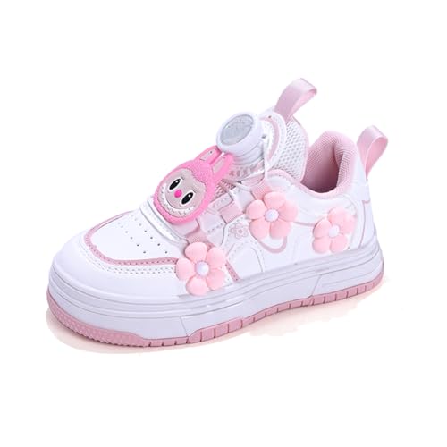 Twinice Kinder Jungen und Mädchen wasserdichte Leder Walkingschuhe Fitness Sportschuhe Laufschuhe Straßenlaufschuhe Modisch und leicht Rosa EU 27 von Twinice