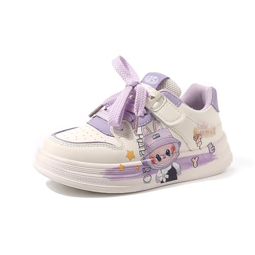 Twinice Kinder Schneestiefel Jungen Warmfutter Stiefel Wanderschuhe Wasserfeste Trekkingschuhe Winterschuhe Lila EU 32 von Twinice