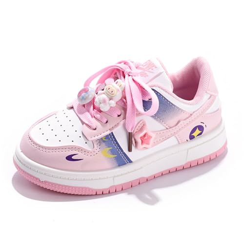 Twinice Kinder Schneestiefel Jungen Warmfutter Stiefel Wanderschuhe Wasserfeste Trekkingschuhe Winterschuhe Rosa EU 36 von Twinice