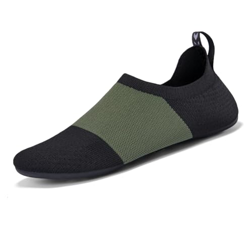 Twinice Unisex Badeschuhe Leicht Atmungsaktive rutschfeste Barfußschuhe mit Dicker Sohle Grün 40EU Twinice Unisex Badeschuhe Leicht Atmungsaktive rutschfeste Barfußschuhe mit Dicker Sohle Grün 40EU von Twinice