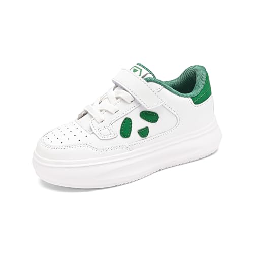 Unisex Kinder Sneaker Jungen Turnschuhe Mädchen Sportschuhe Hallenschuhe Outdoor Laufschuhe Grün EU 37 von Twinice