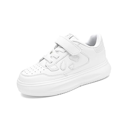 Unisex Kinder Sneaker Jungen Turnschuhe Mädchen Sportschuhe Hallenschuhe Outdoor Laufschuhe Weiß EU 32 von Twinice