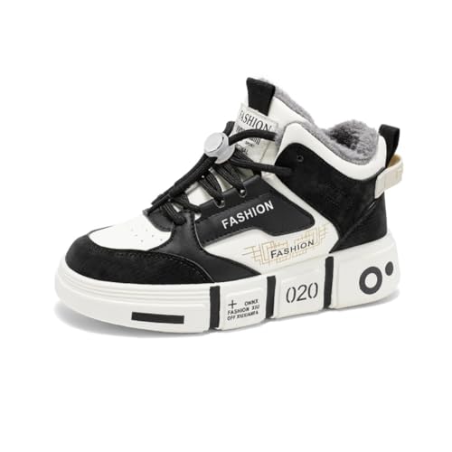 Warme Gefüttert Winterstiefel Herren Damen Wasserdicht Winterschuhe Wanderschuhe rutschfest Trekking Schneestiefel Schwarz 42EU von Twinice