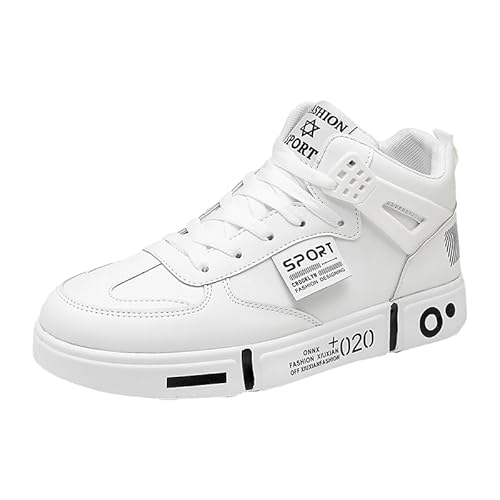 Warme Gefüttert Winterstiefel Herren Damen Wasserdicht Winterschuhe Wanderschuhe rutschfest Trekking Schneestiefel Weiß 43EU von Twinice