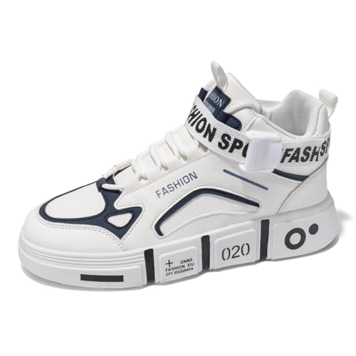 Warme Gefüttert Winterstiefel Herren Damen Wasserdicht Winterschuhe rutschfest Trekking Wanderschuhe Schneestiefel Blau 42EU von Twinice